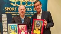 Případ Modrý získal hlavní cenu Guirlande d´Honneur. Zleva Martin Novosad, Jakub Bažant